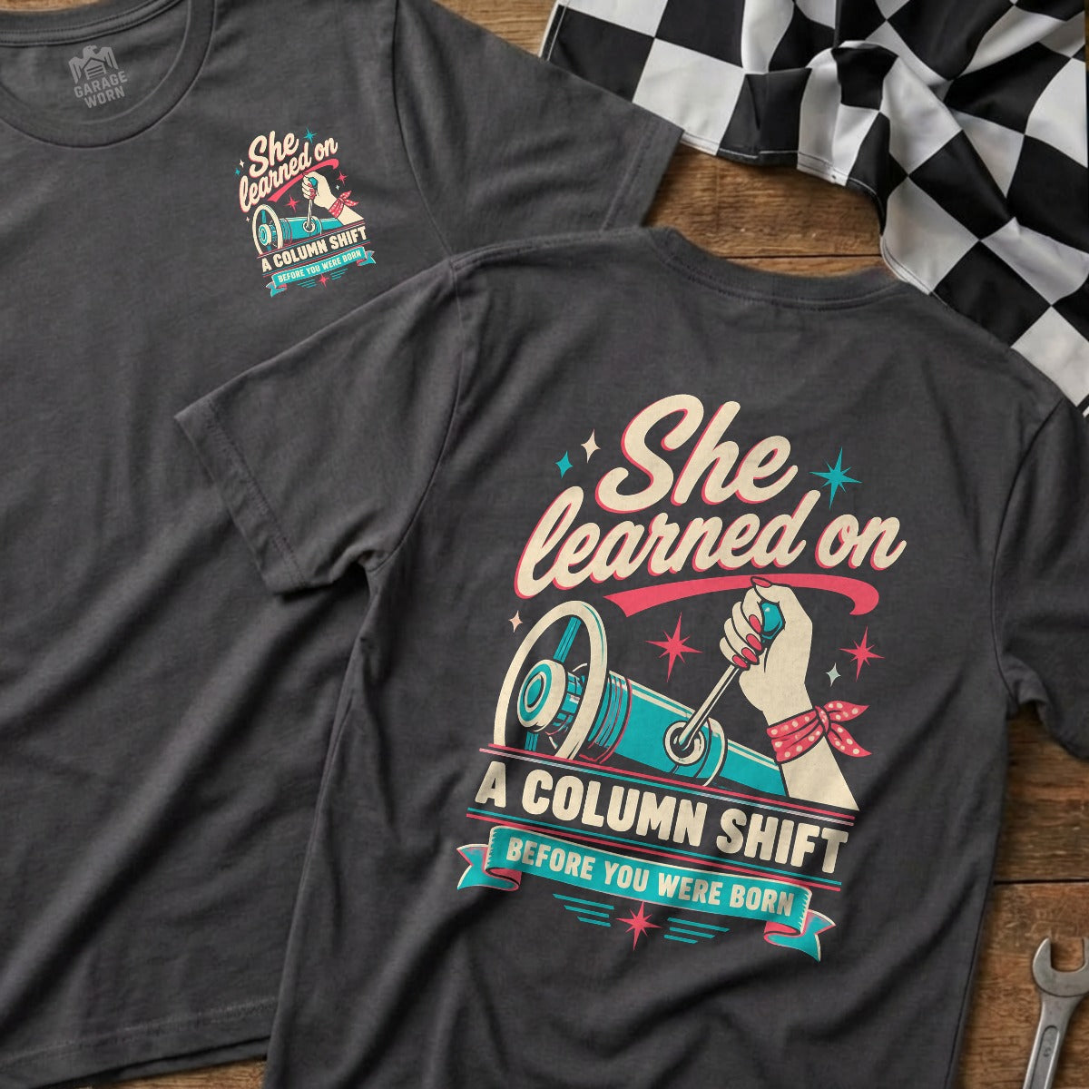 Charcoal | Front & Back