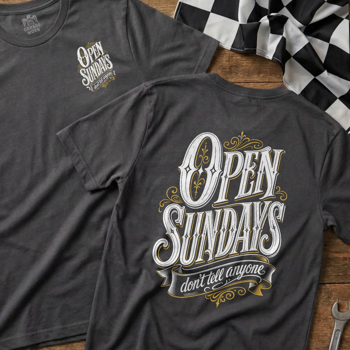 Charcoal | Front & Back