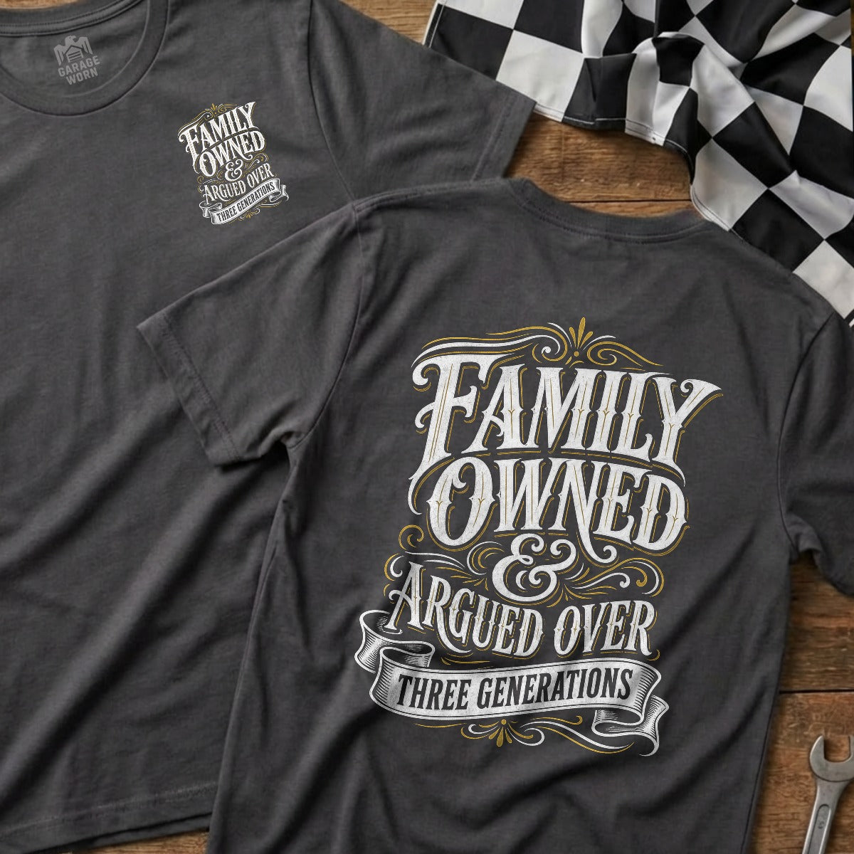 Charcoal | Front & Back