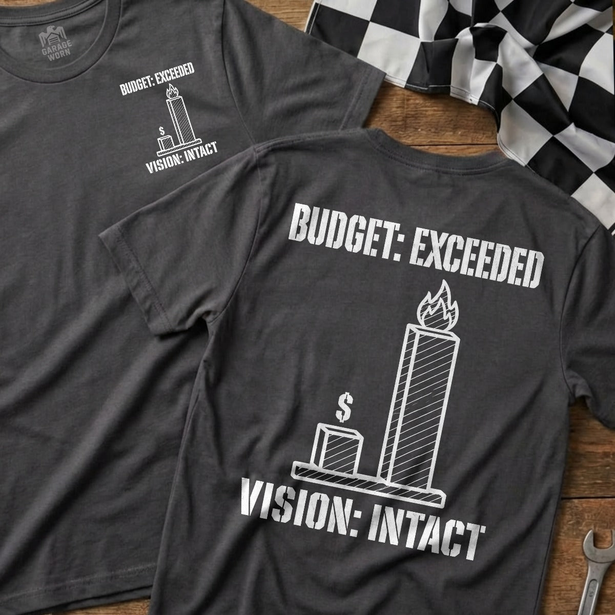 Charcoal | Front & Back