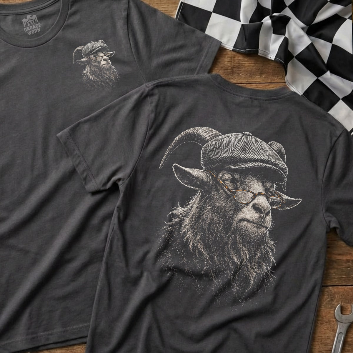 Charcoal | Front & Back