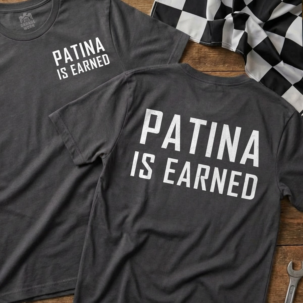 Charcoal | Front & Back