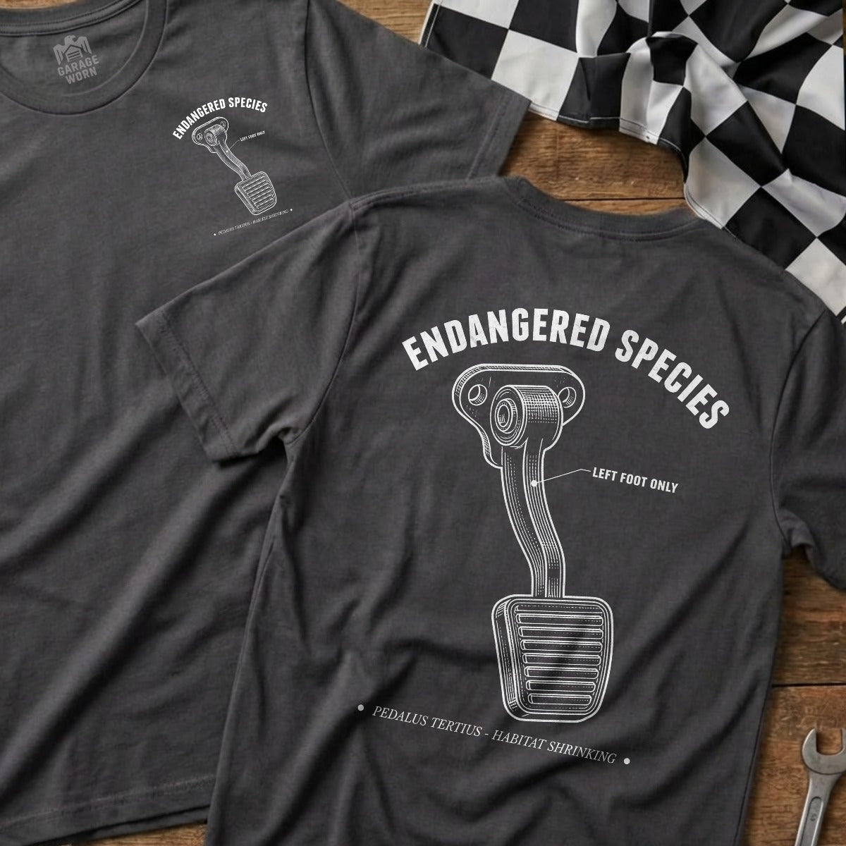 Charcoal | Front & Back