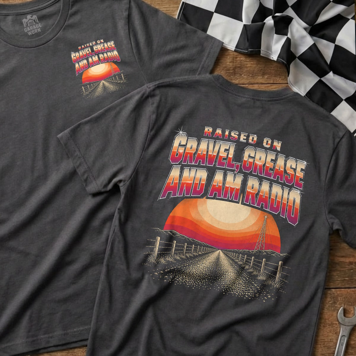Charcoal | Front & Back