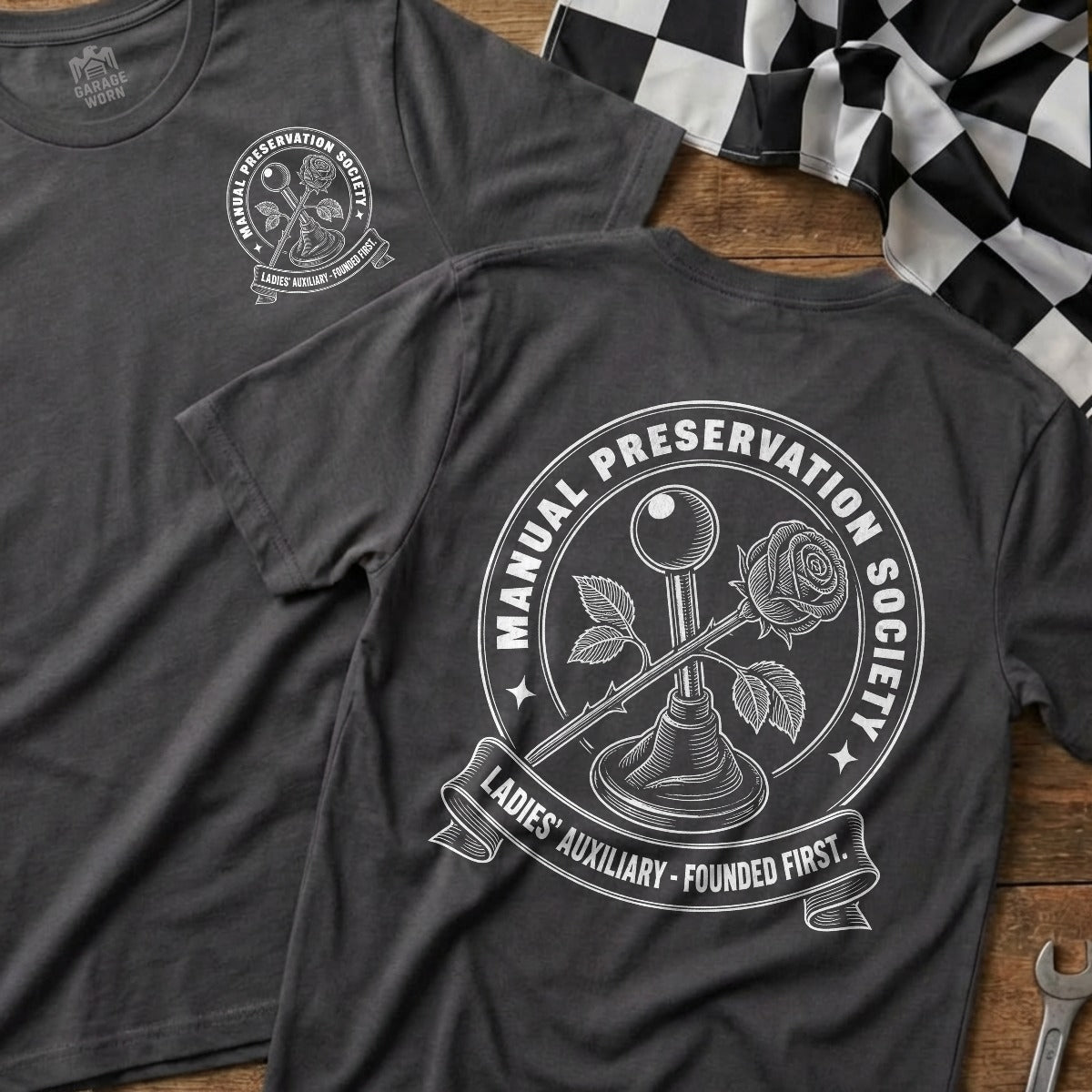 Charcoal | Front & Back