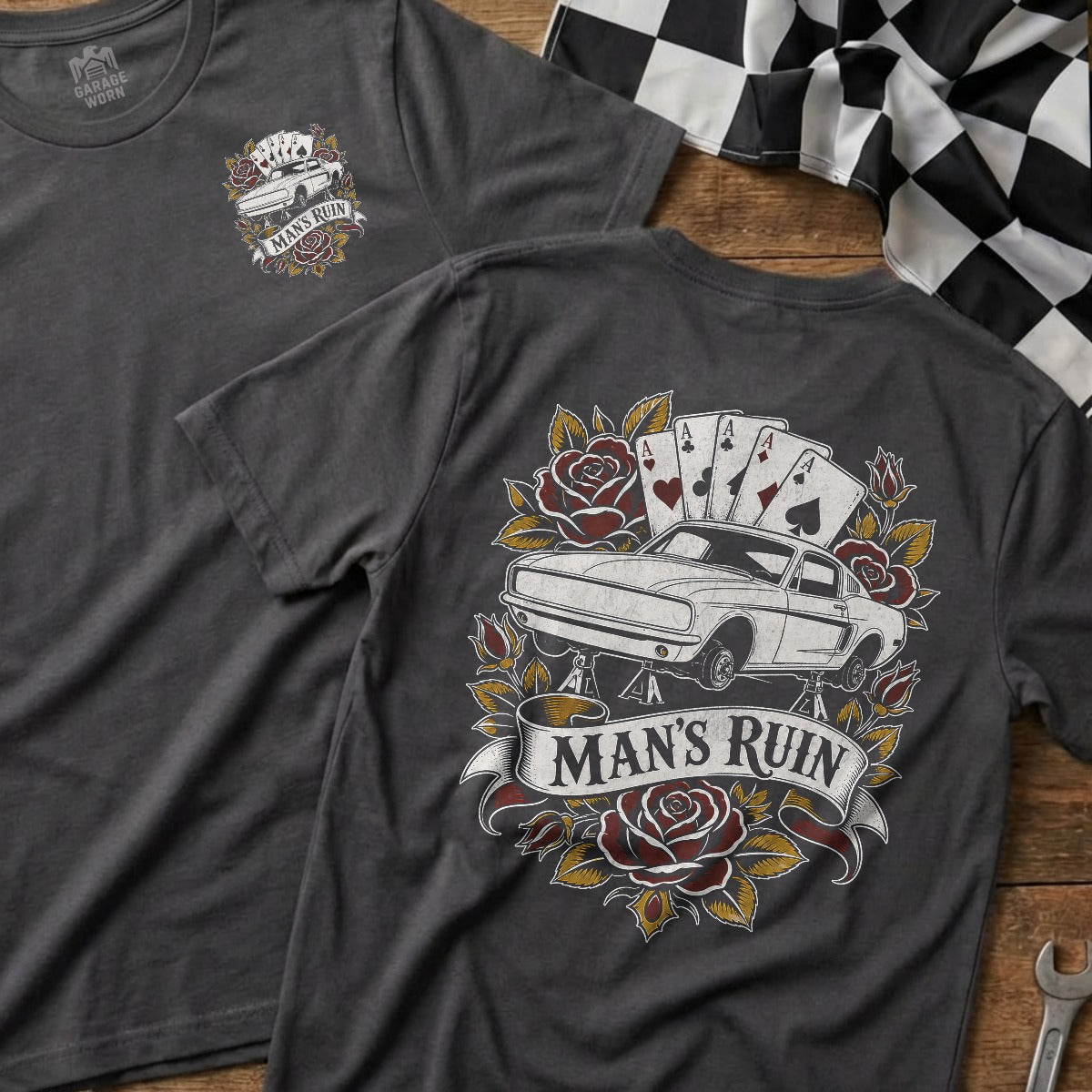 Charcoal | Front & Back