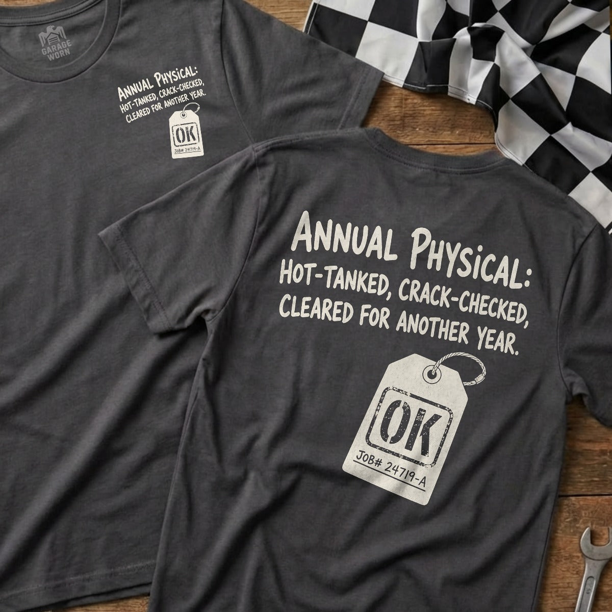 Charcoal | Front & Back