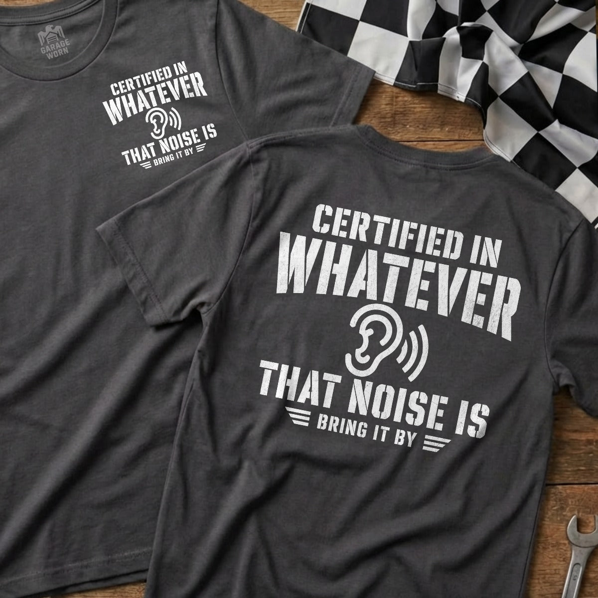 Charcoal | Front & Back
