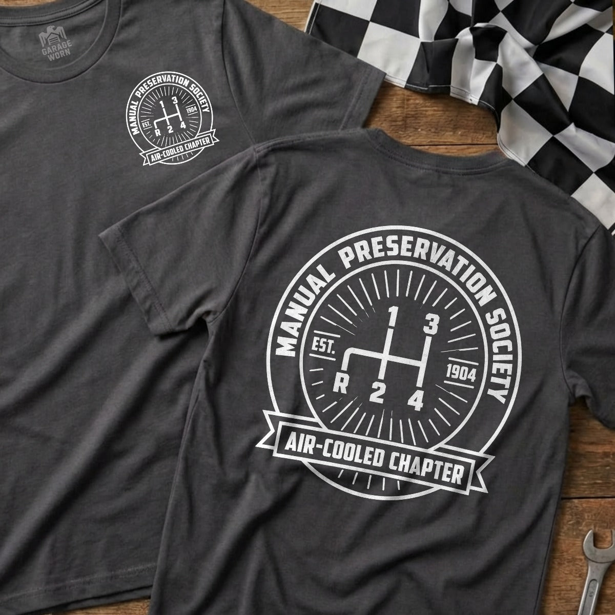 Charcoal | Front & Back