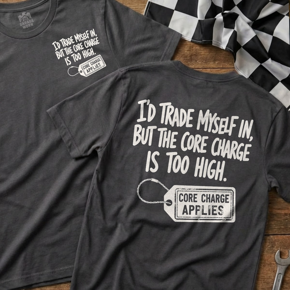 Charcoal | Front & Back
