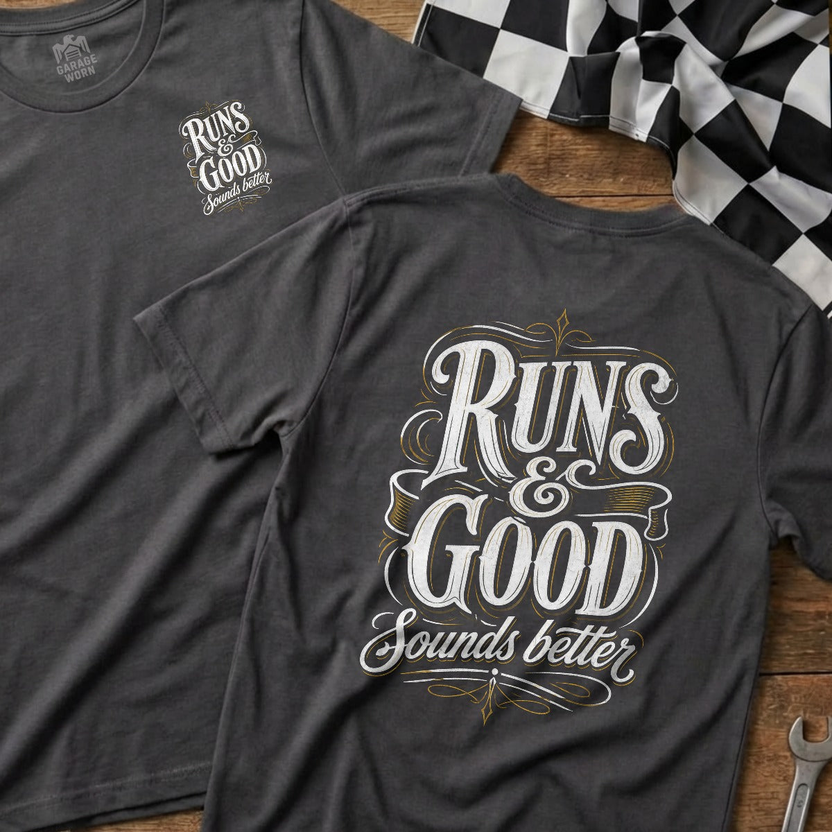 Charcoal | Front & Back
