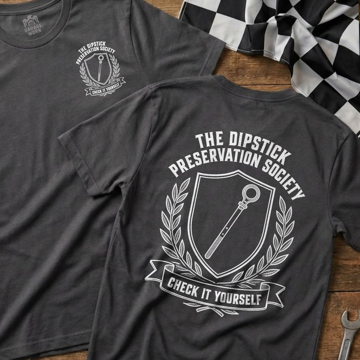 Charcoal | Front & Back