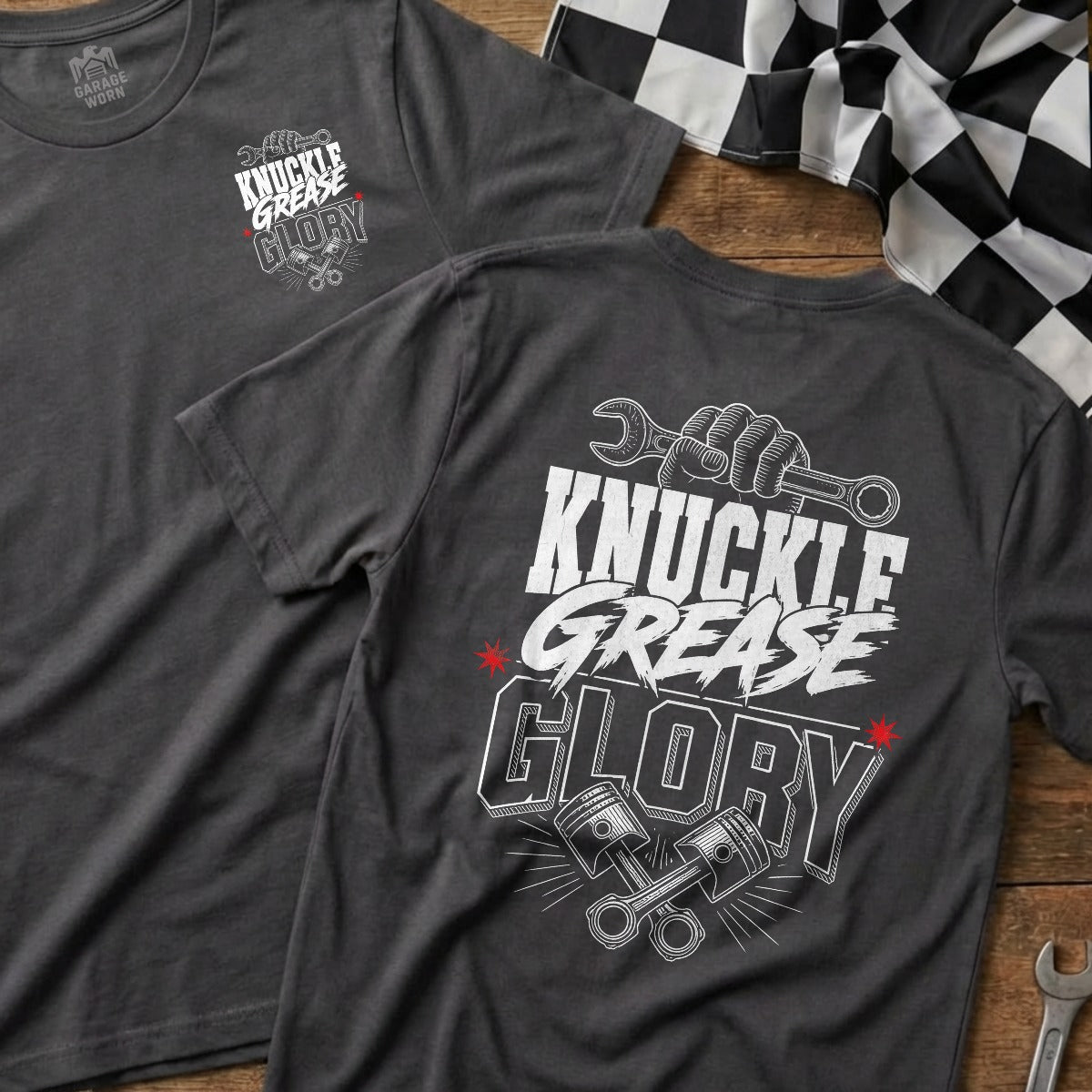 Charcoal | Front & Back