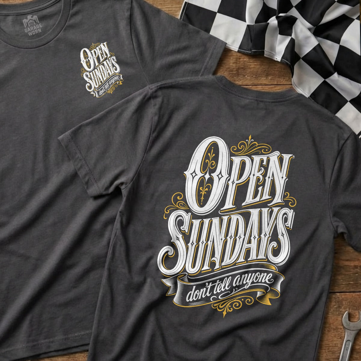 Charcoal | Front & Back