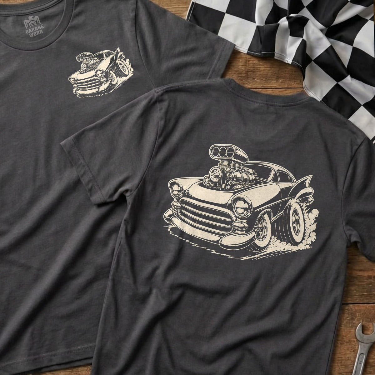 Charcoal | Front & Back