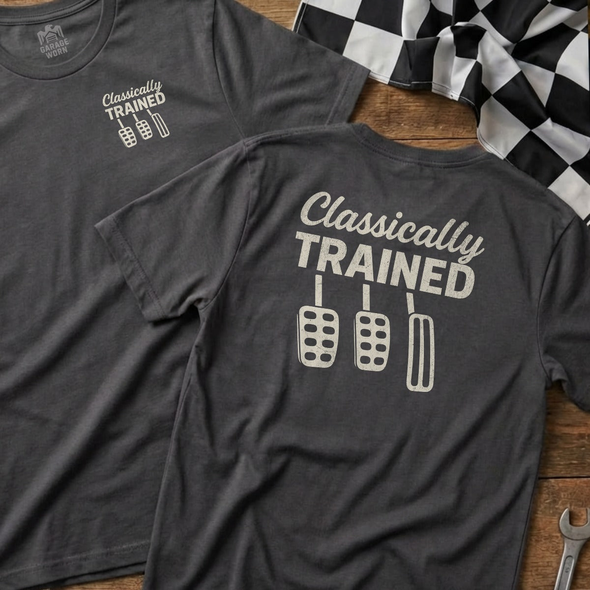 Charcoal | Left Chest + Back