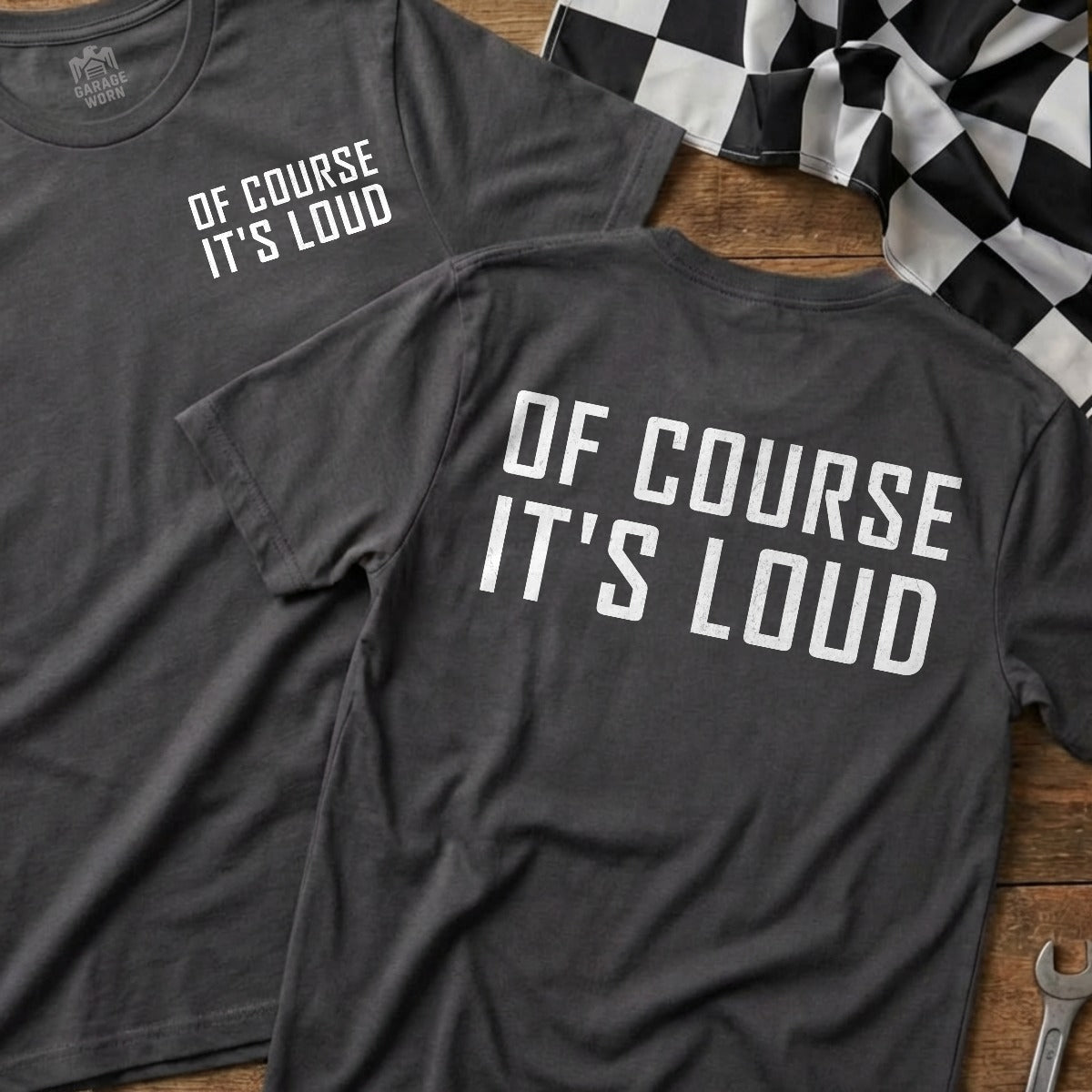 Charcoal | Front & Back