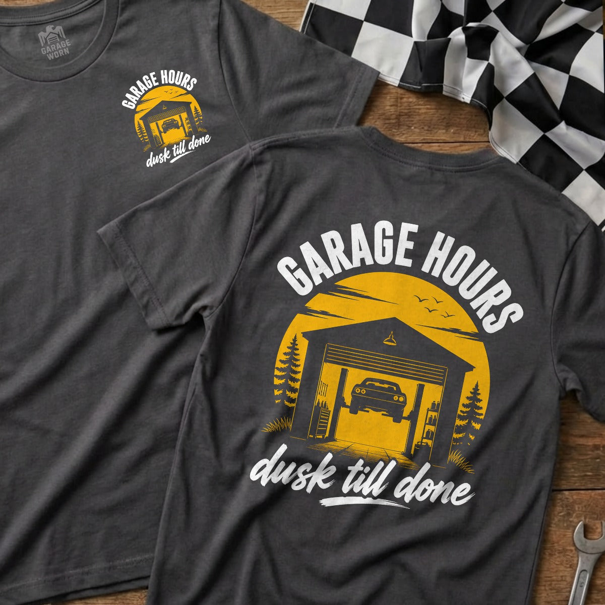 Charcoal | Front & Back