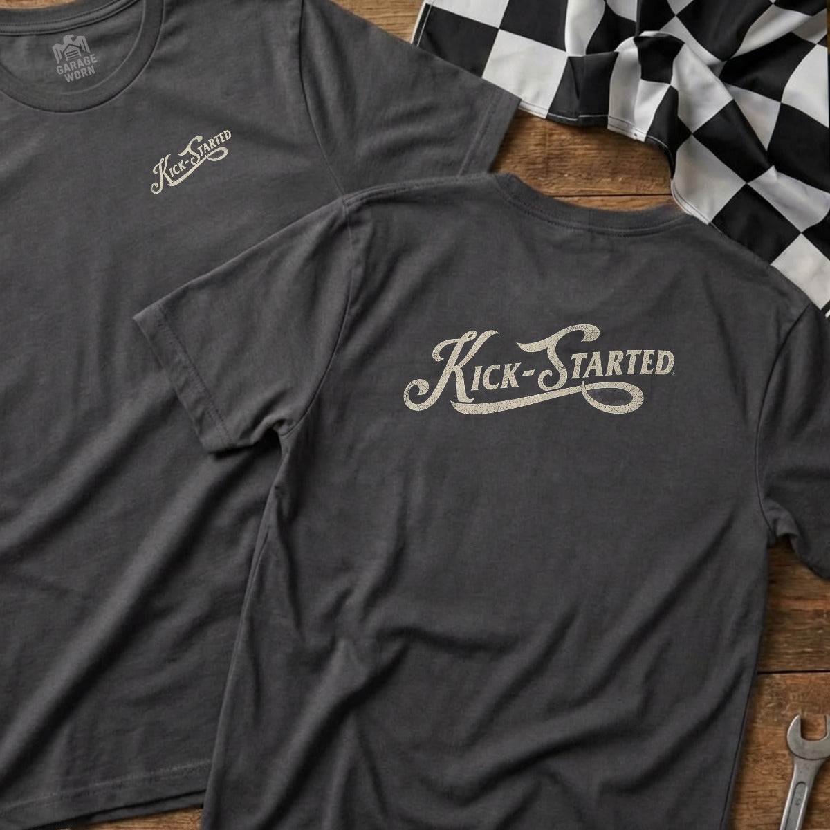 Charcoal | Left Chest + Back