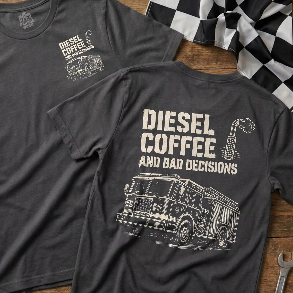 Charcoal | Front & Back