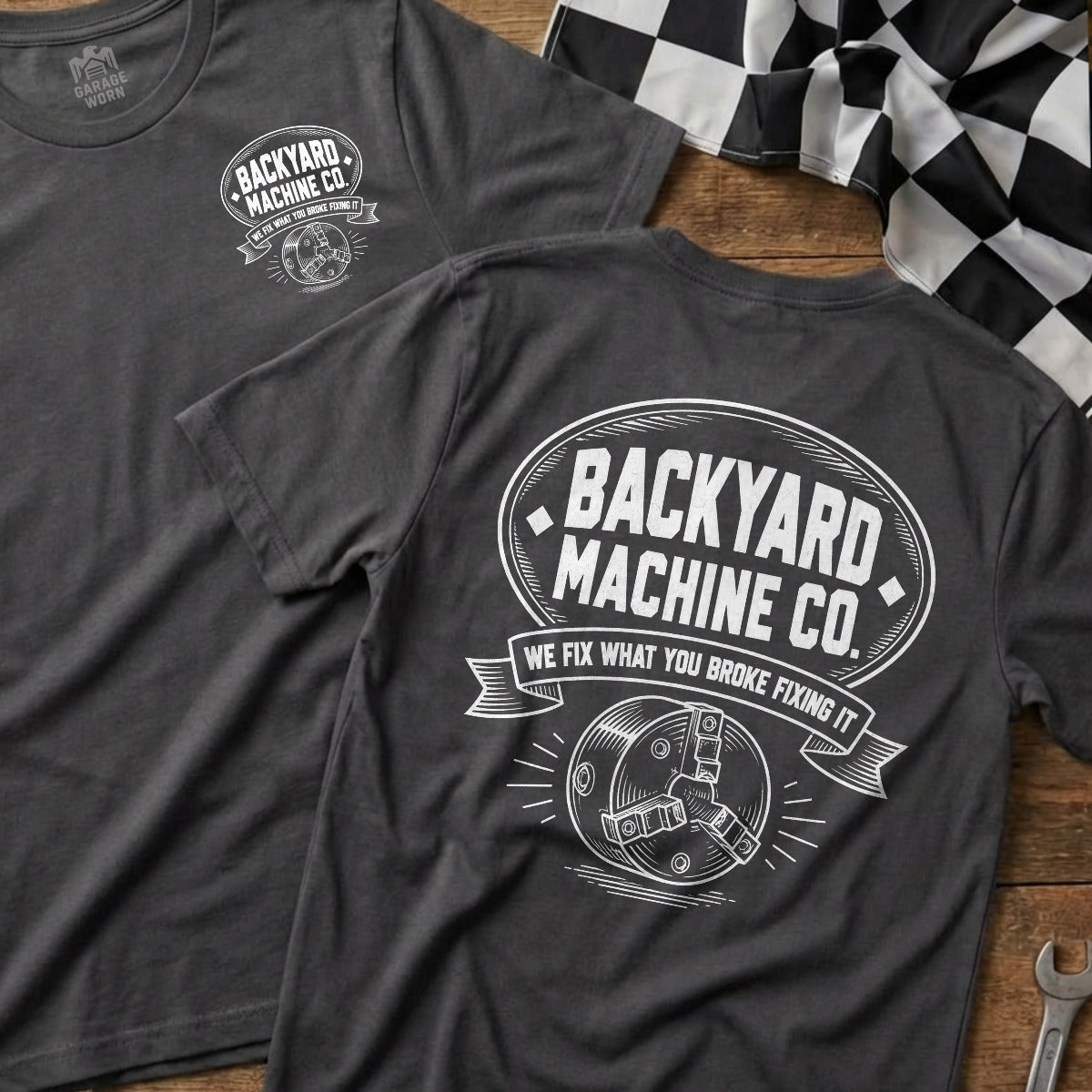 Charcoal | Front & Back