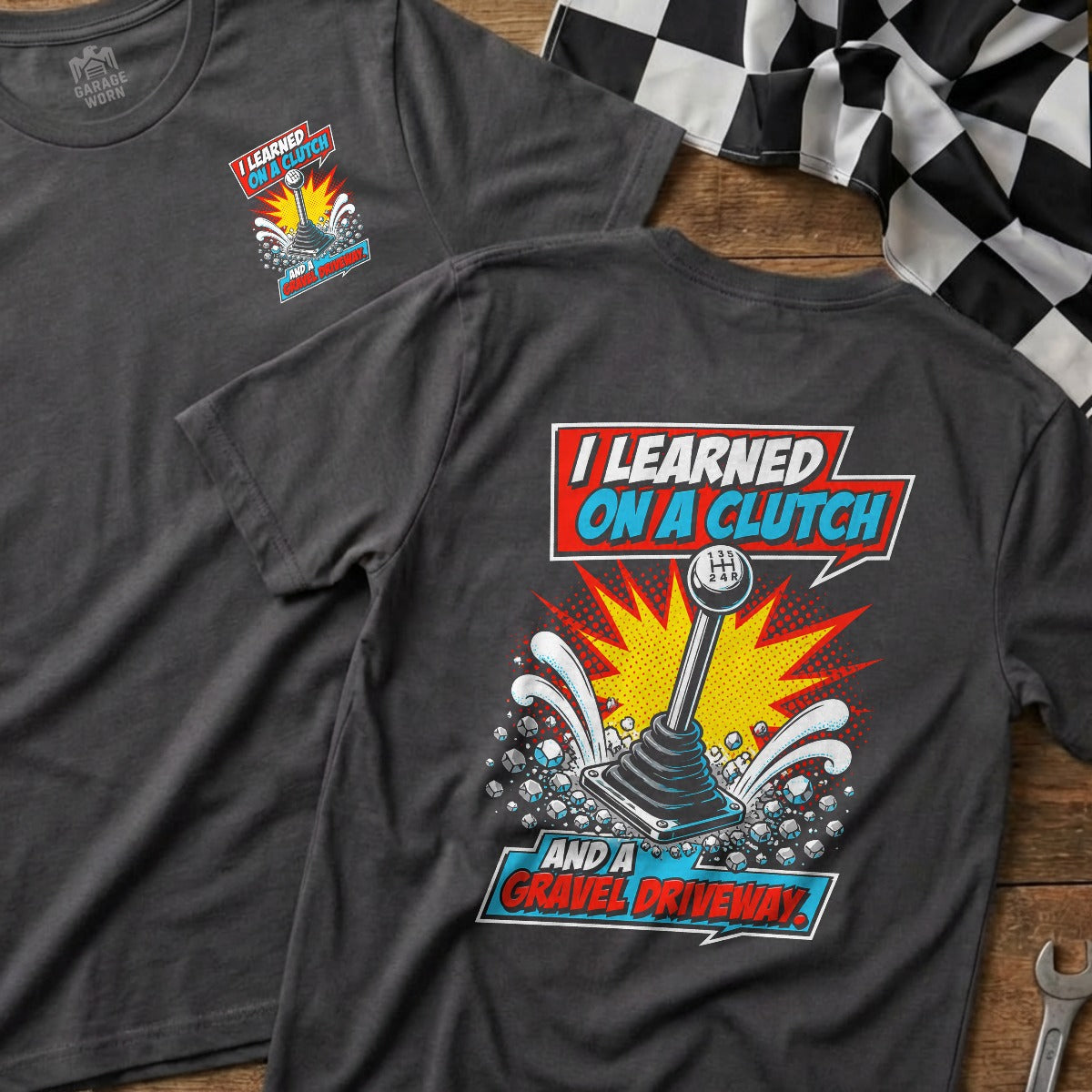 Charcoal | Front & Back