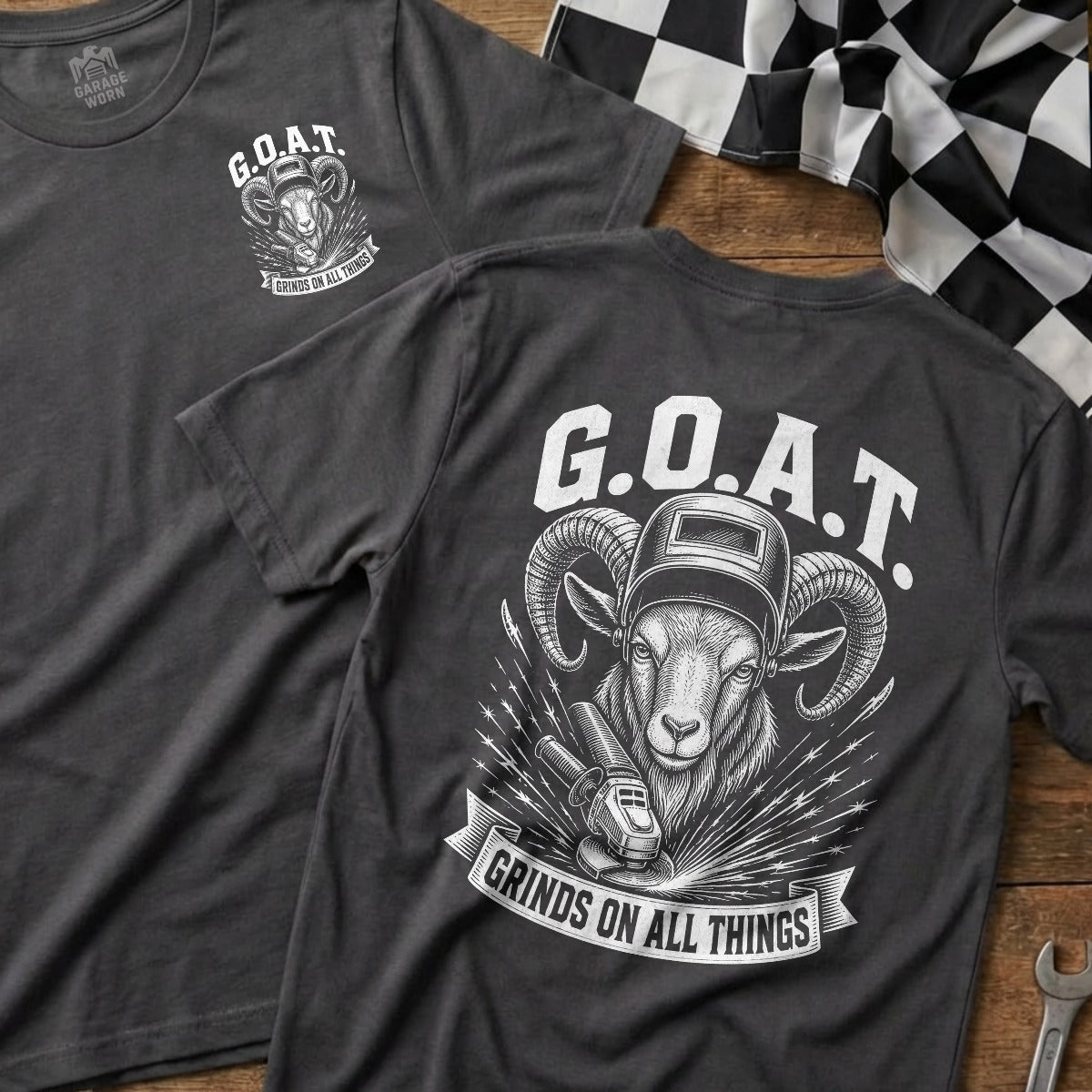 Charcoal | Front & Back