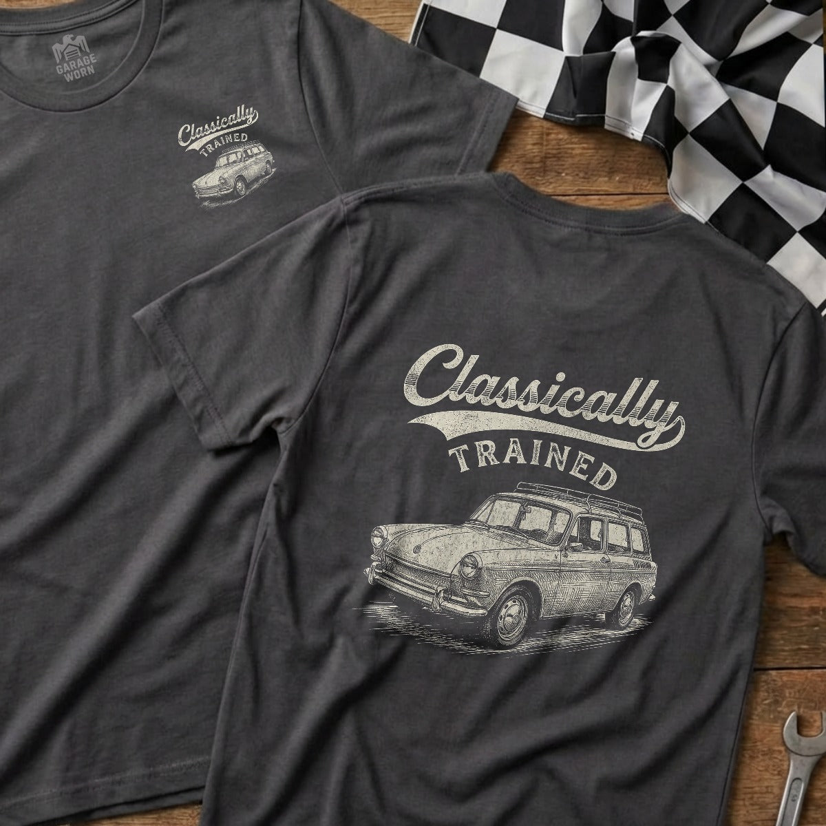 Charcoal | Front & Back