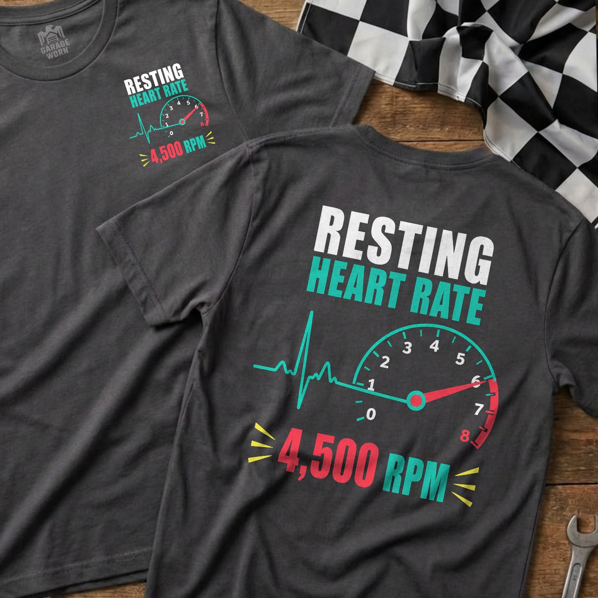 Charcoal | Front & Back