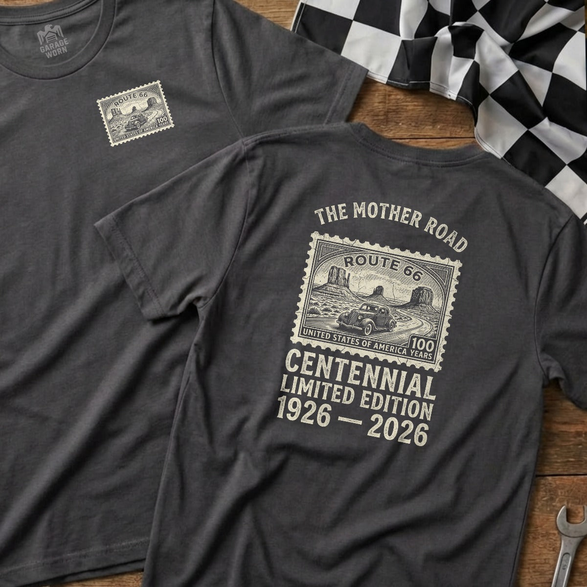 Charcoal | Left Chest + Back