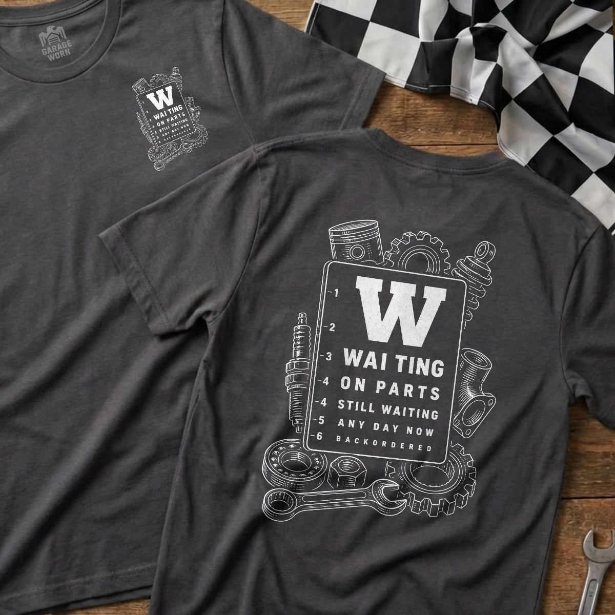Charcoal | Front & Back