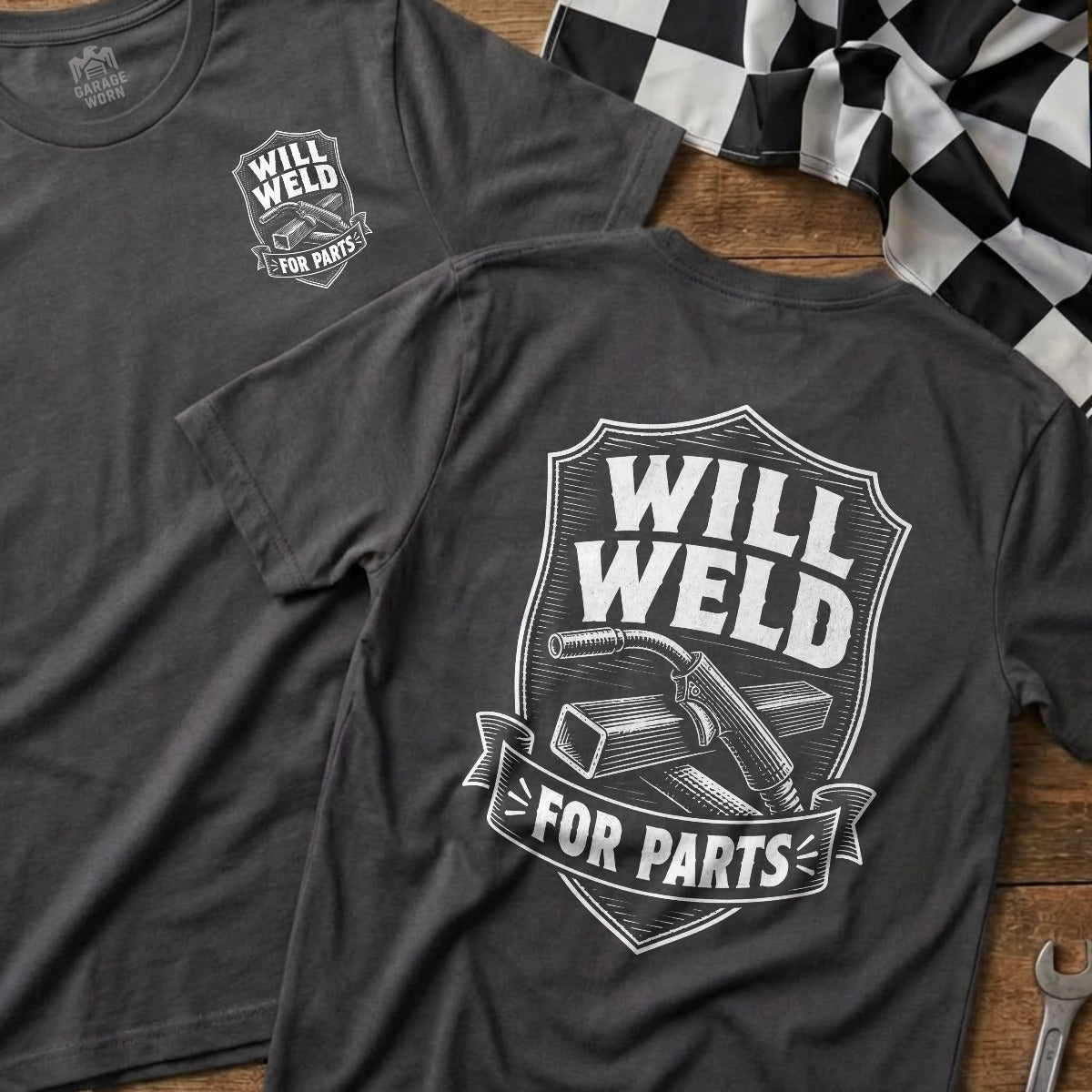 Charcoal | Front & Back