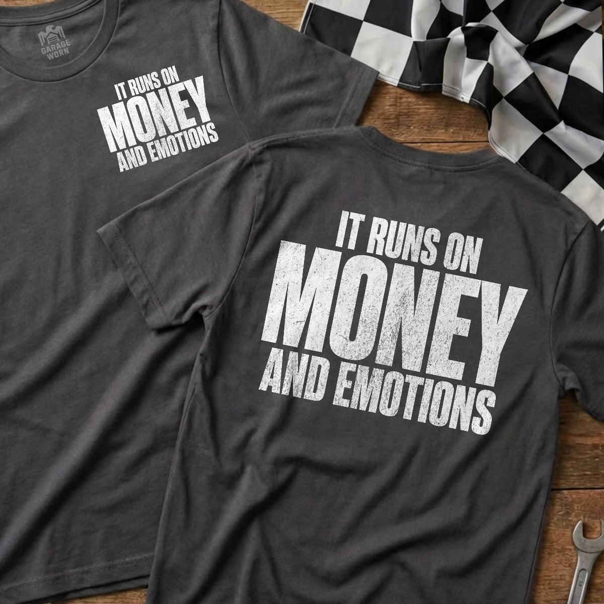 Charcoal | Front & Back
