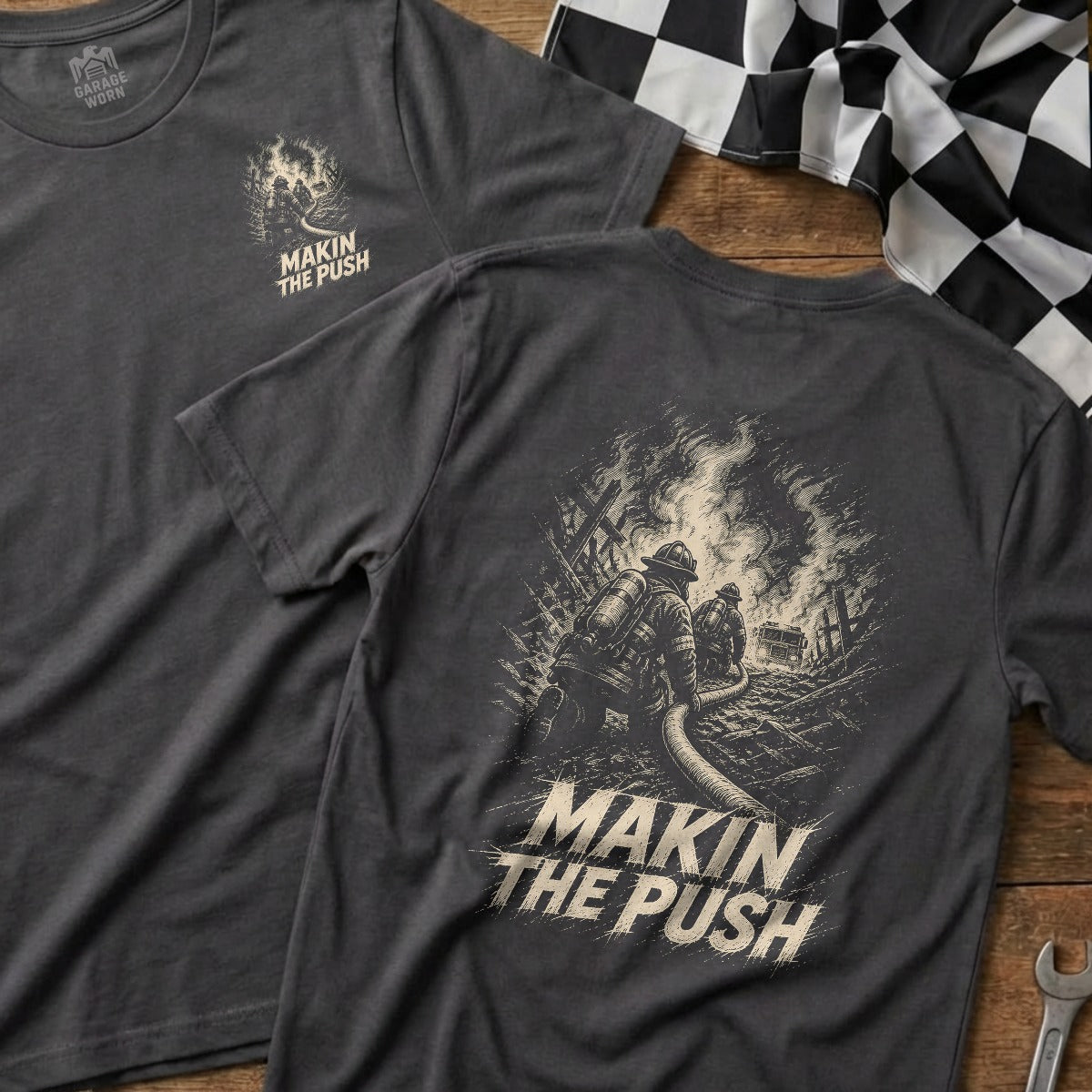 Charcoal | Front & Back