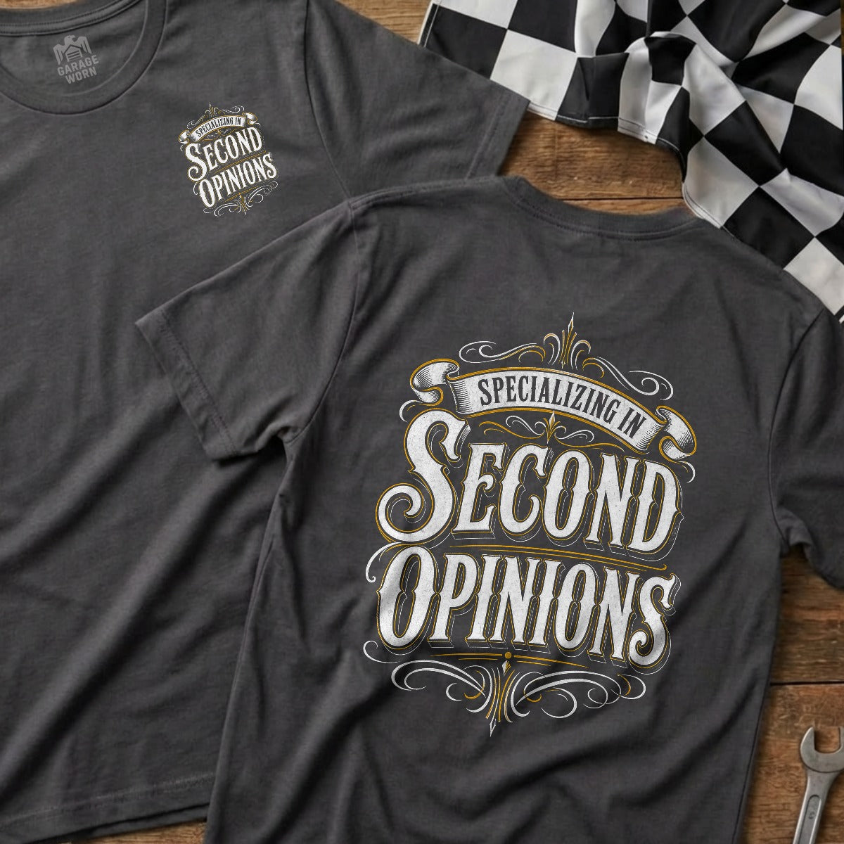 Charcoal | Front & Back