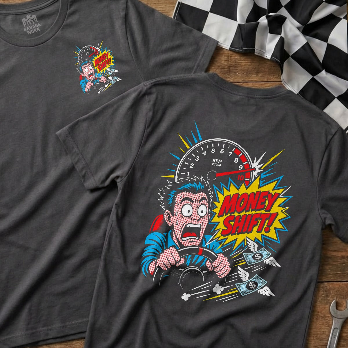 Charcoal | Front & Back