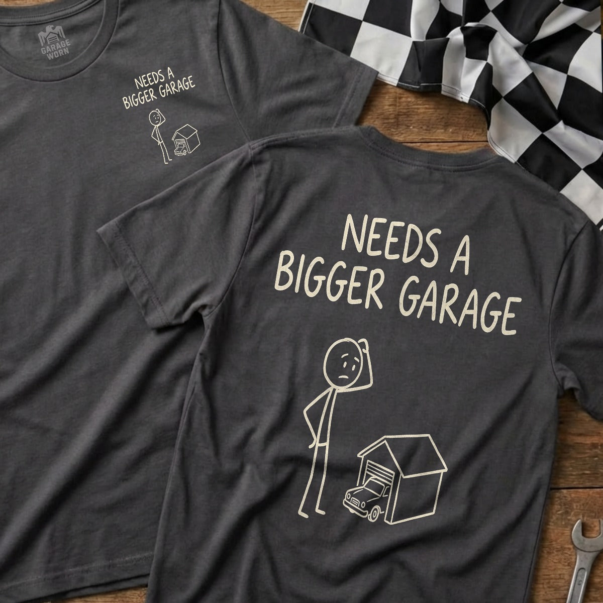 Charcoal | Front & Back