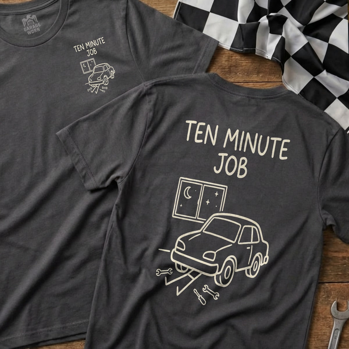 Charcoal | Front & Back