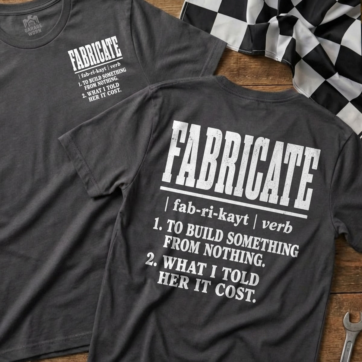 Charcoal | Front & Back