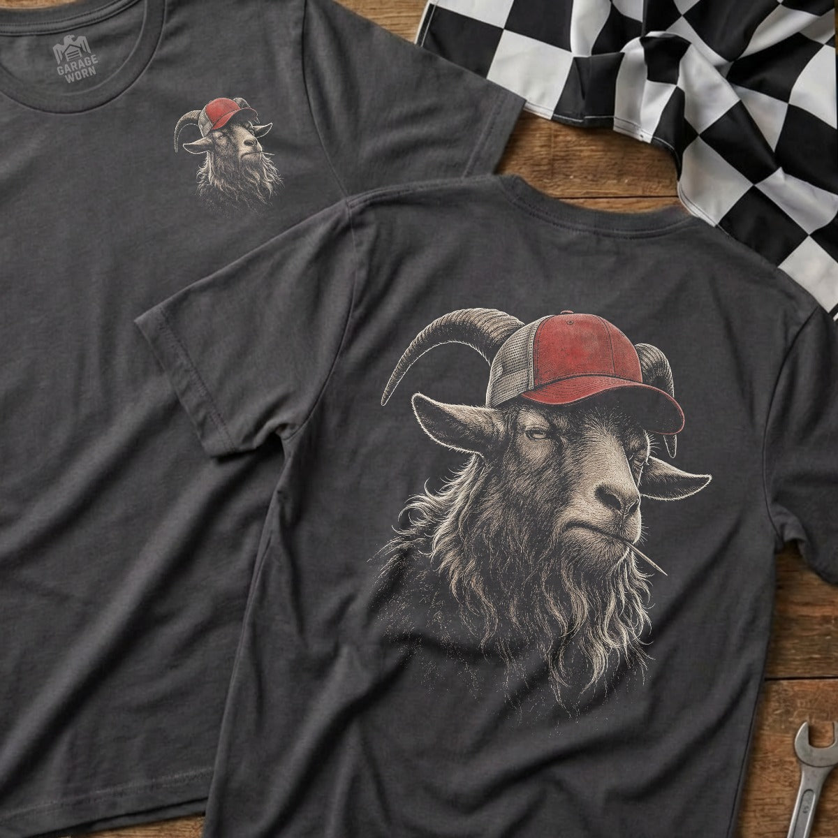 Charcoal | Front & Back