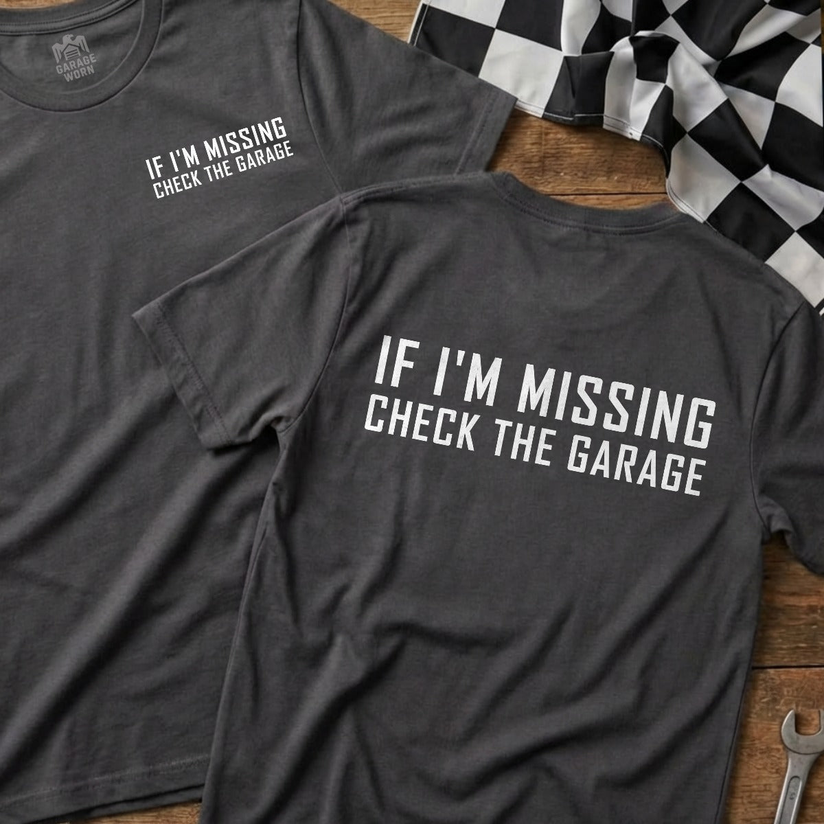 Charcoal | Front & Back