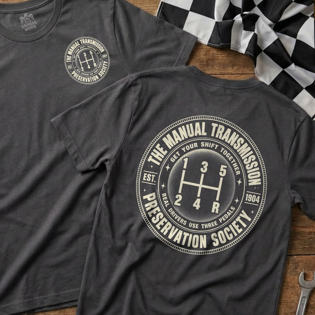Charcoal | Front & Back
