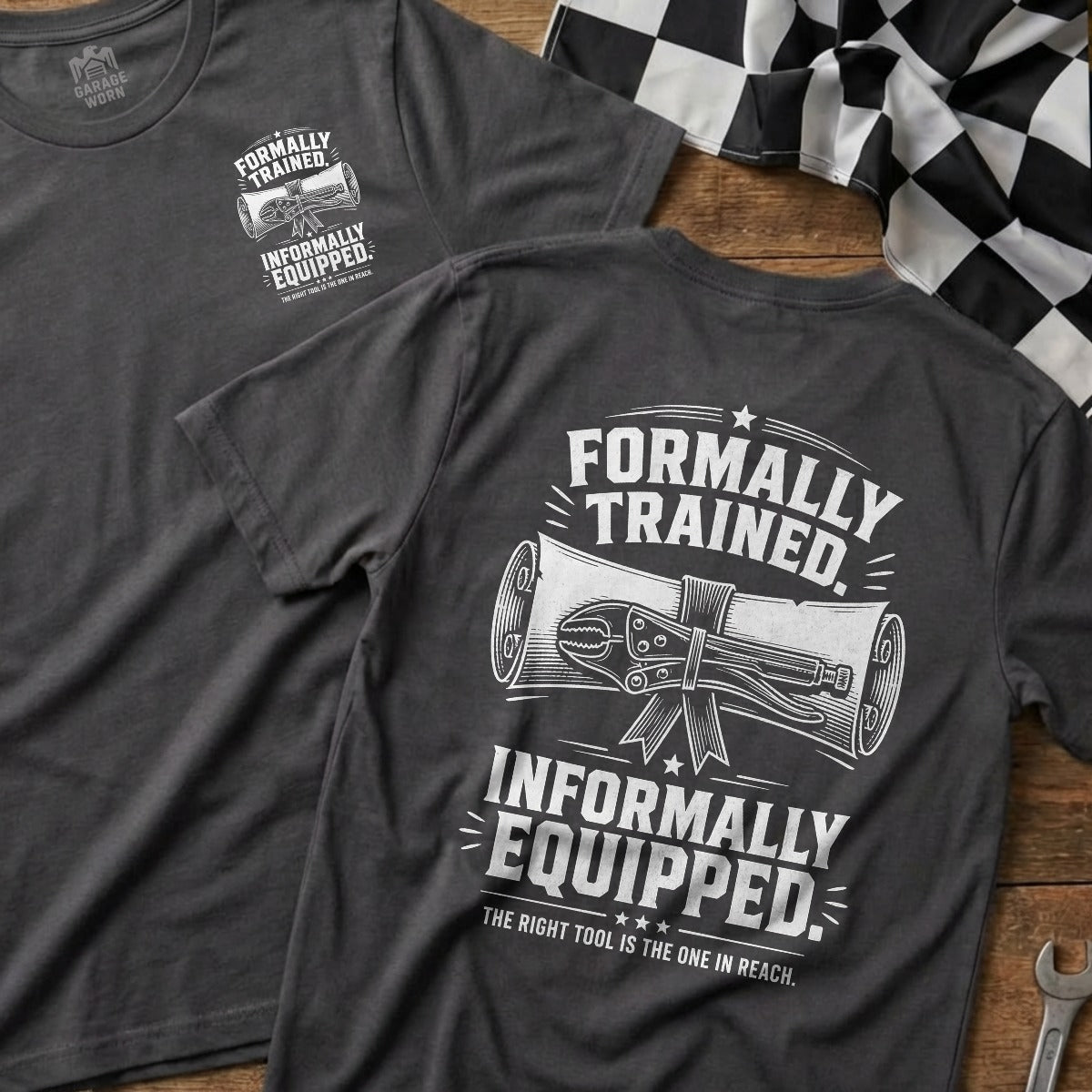 Charcoal | Front & Back