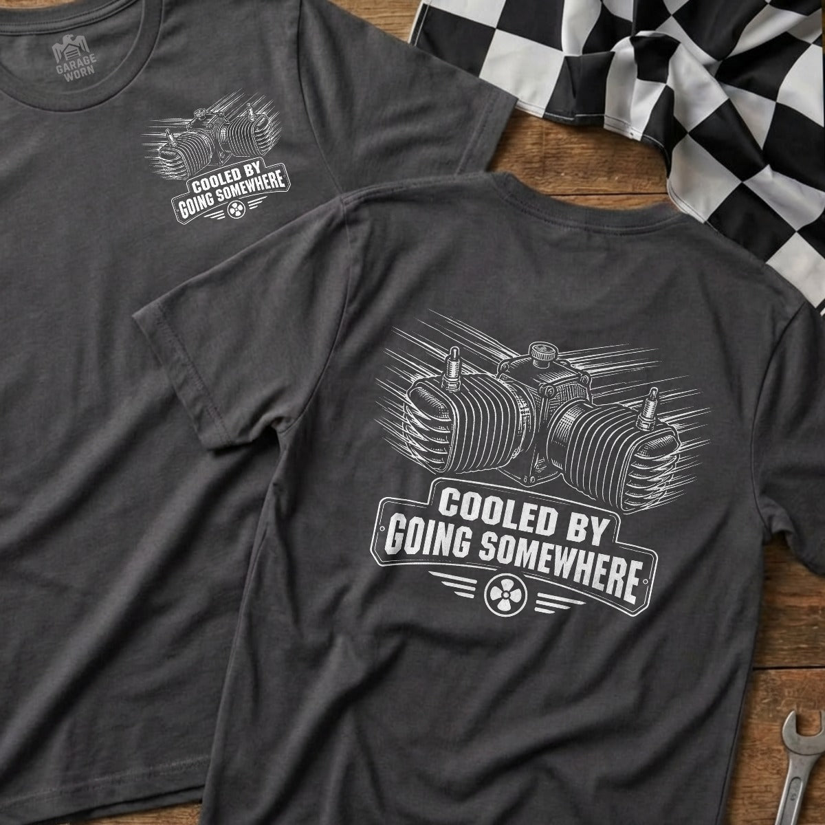 Charcoal | Front & Back