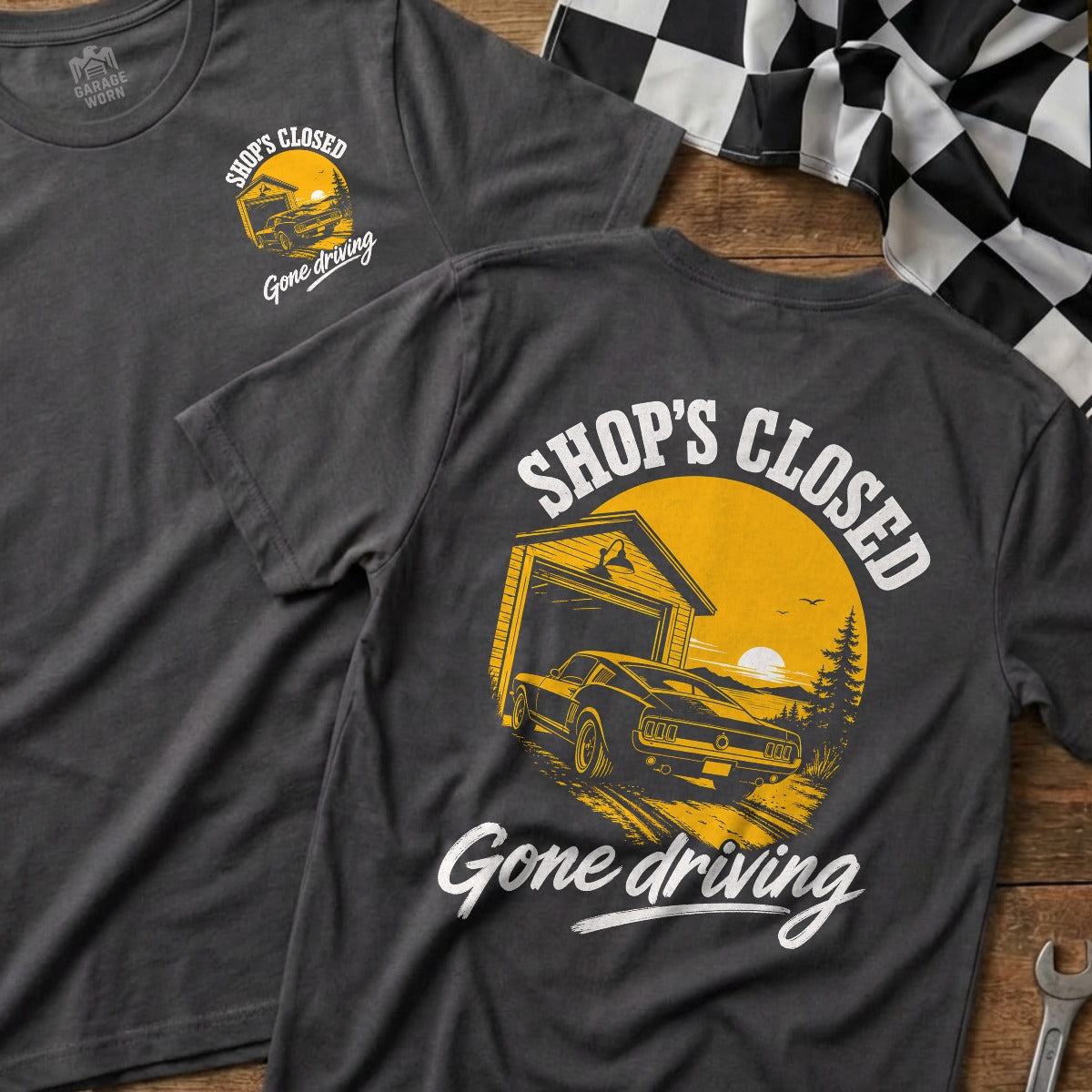 Charcoal | Front & Back