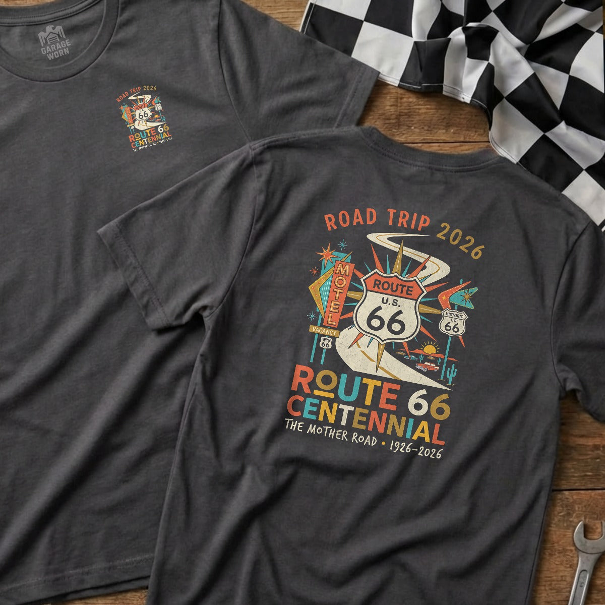 Charcoal | Left Chest + Back