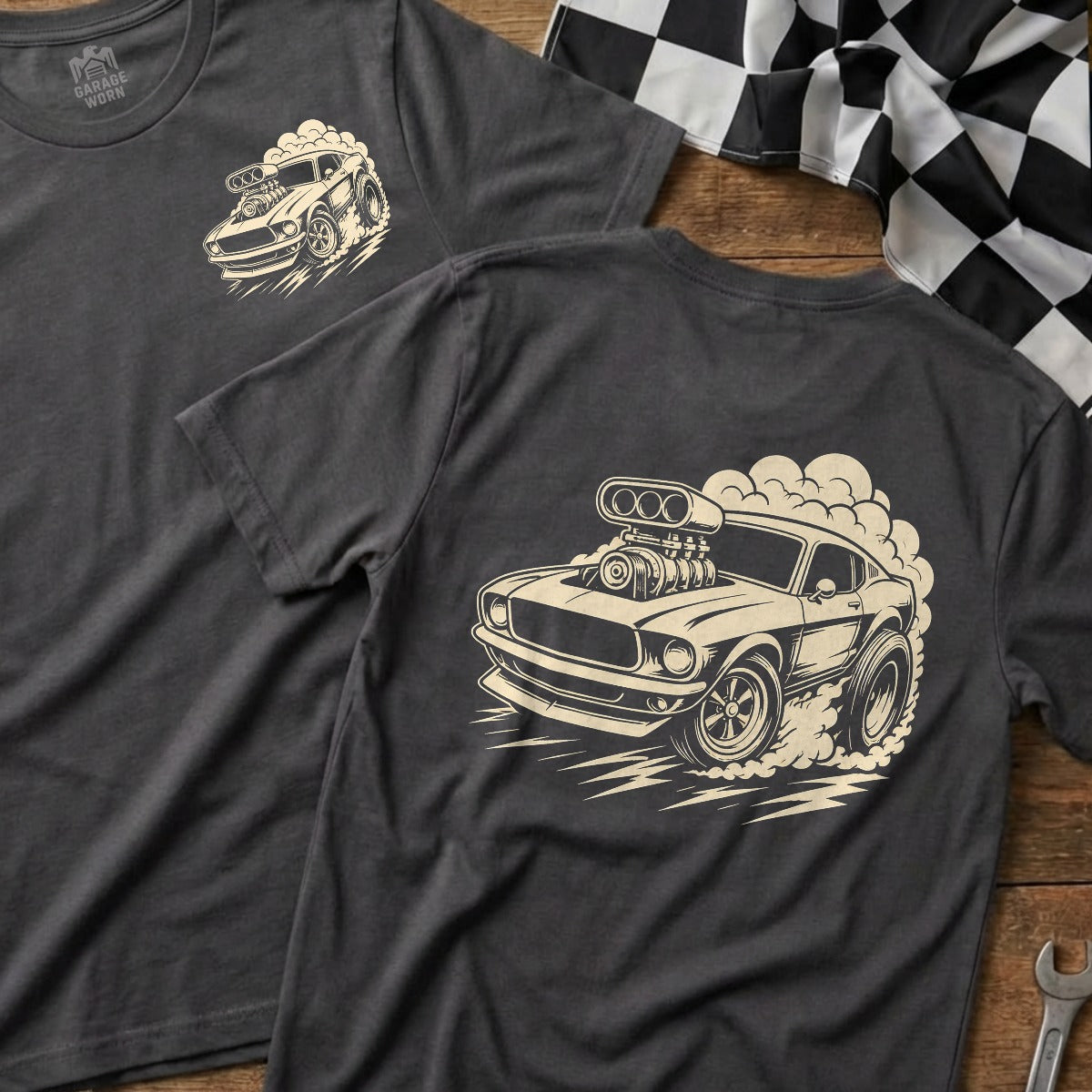 Charcoal | Front & Back