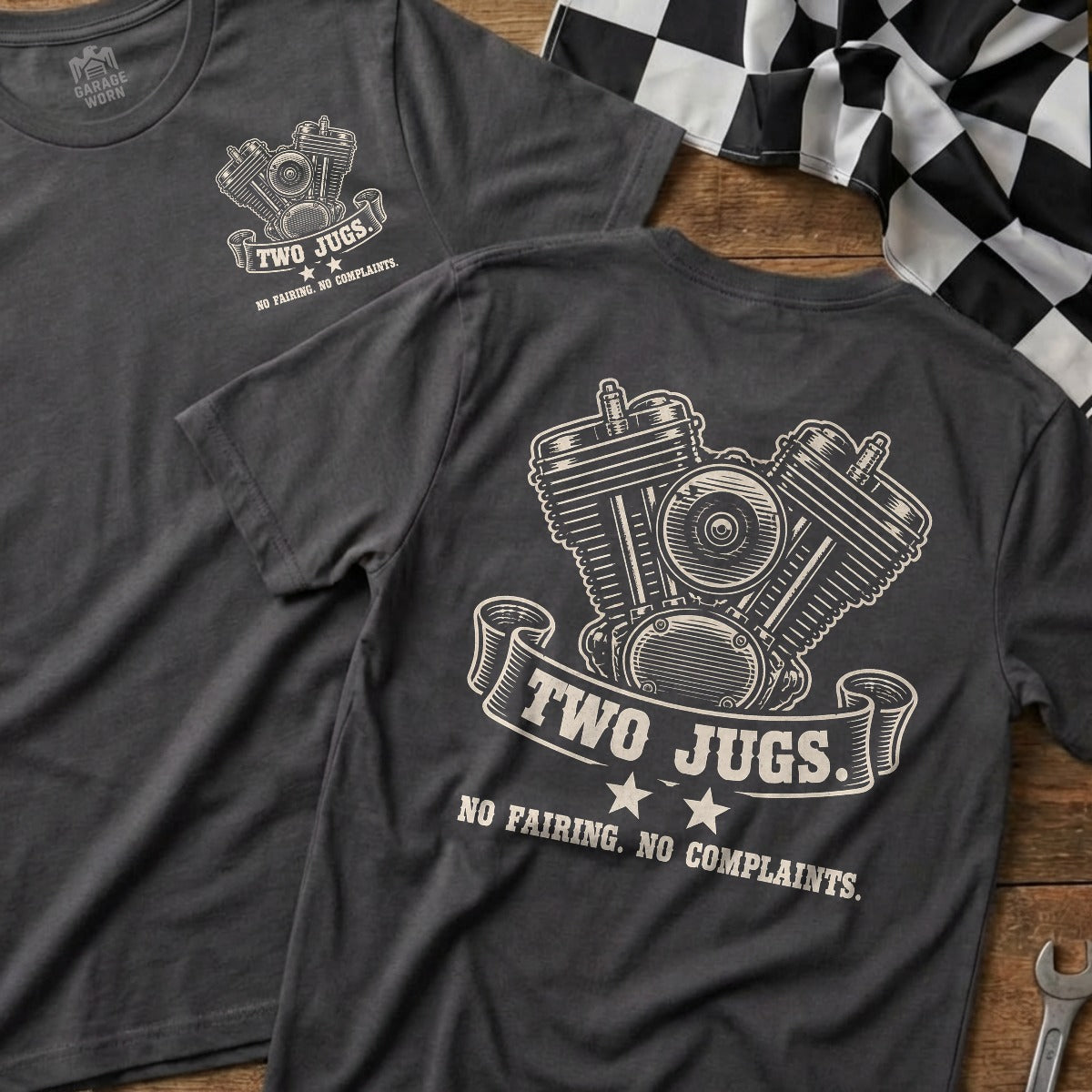 Charcoal | Front & Back
