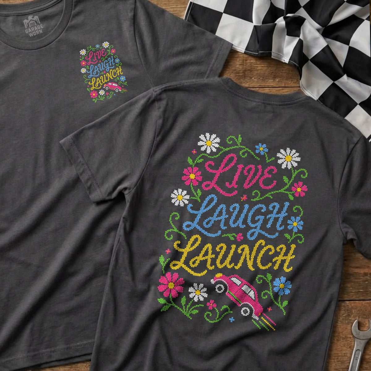 Charcoal | Front & Back
