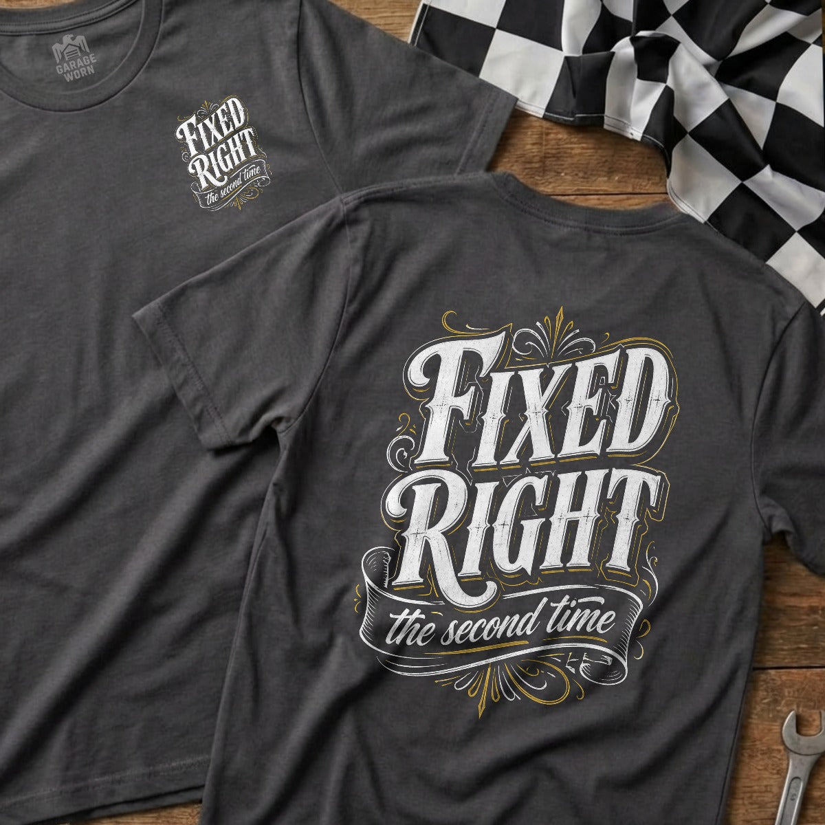 Charcoal | Front & Back